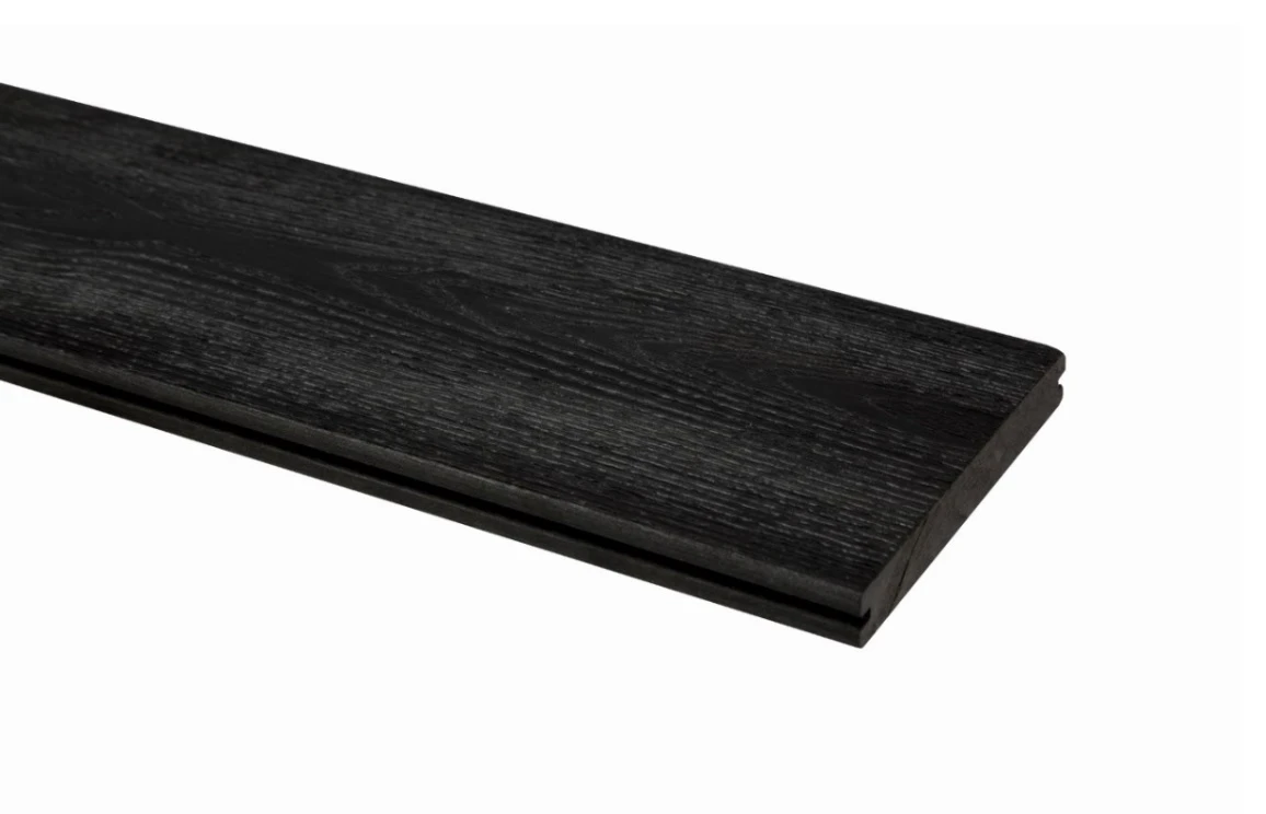 CarpGarant Vlonderplank Composiet 1.9 x 13.5 cm (19 x 135 mm) Vintage Massief Antraciet - Lengte 500 - Afbeelding 1